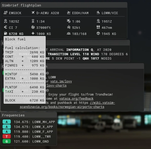 VATSIM Info Popup (VIP) for Flow Pro