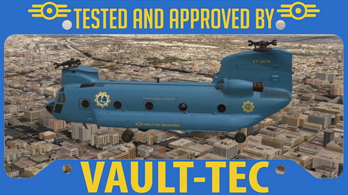 Vault-Tec CH-47D Vault Resident Shuttle