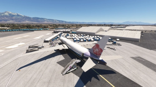 Verticalsim KONT profile for the China Airlines 777-300ER/A350 and STARLUX A350 parking position