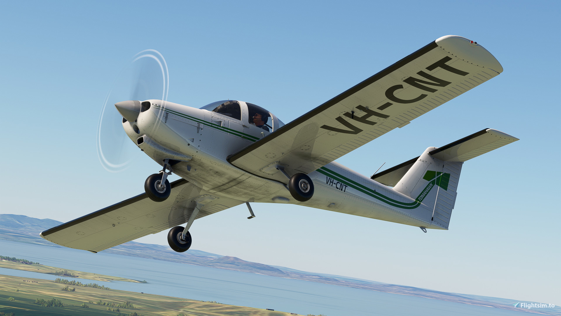 VH-CNT | JustFlight PA-38 Piper Tomahawk 8K - Aircraft Liveries