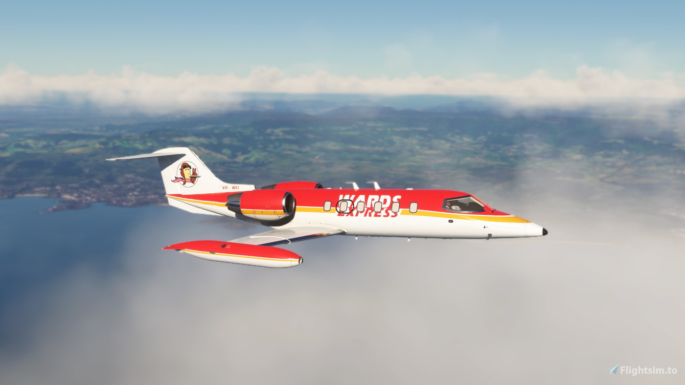 VH-WFJ - Wards Air Cargo Flysimware Learjet 35A for Microsoft Flight ...