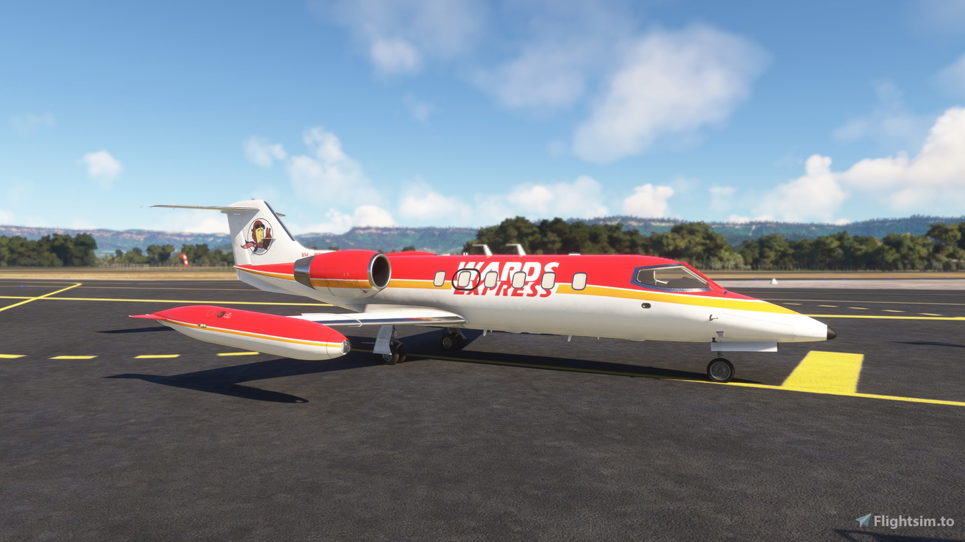VH-WFJ - Wards Air Cargo Flysimware Learjet 35A for Microsoft Flight ...
