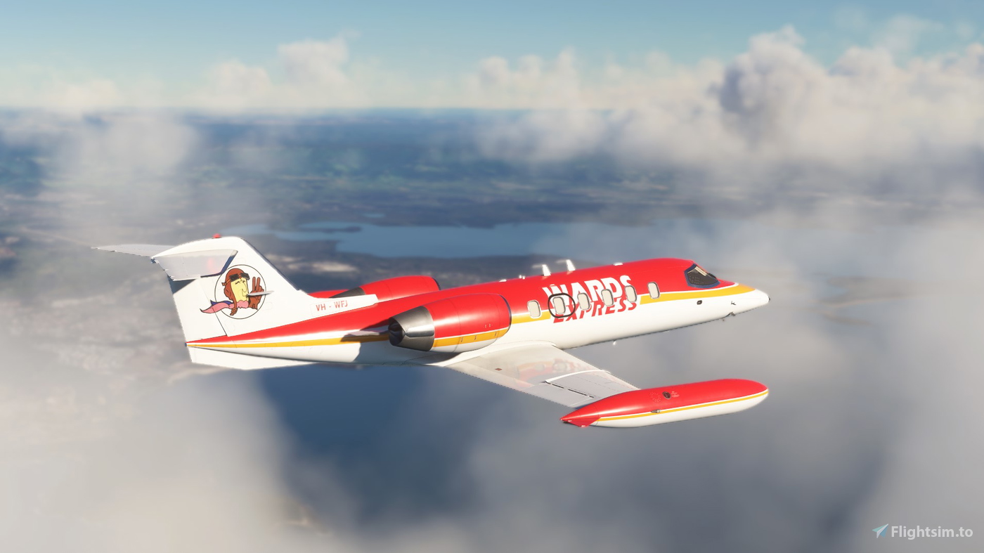 VH-WFJ - Wards Air Cargo Flysimware Learjet 35A for Microsoft Flight ...