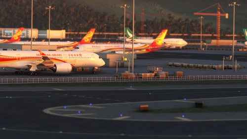 VHHH Hong Kong FSLTL Static Aircraft
