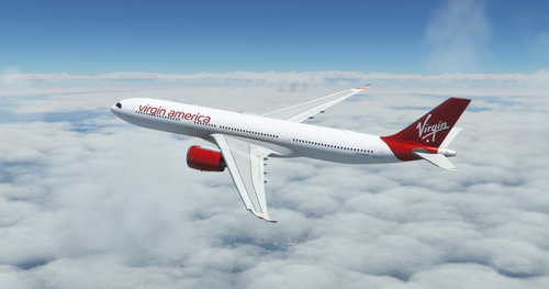 Virgin America "2010 livery" Headwind A330-900