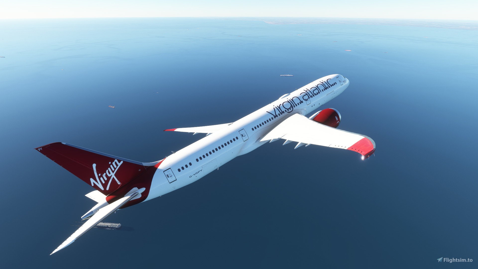 航空機・ヘリコプター Boeing 787-9 Virgin Atlantic G-VSPY Virgin Atlantic G-VSPY | Boeing 787-9 | (4K) for Microsoft