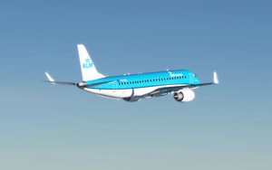 VirtualCol E190 KLM Cityhopper PH-EZL thumbnail 6