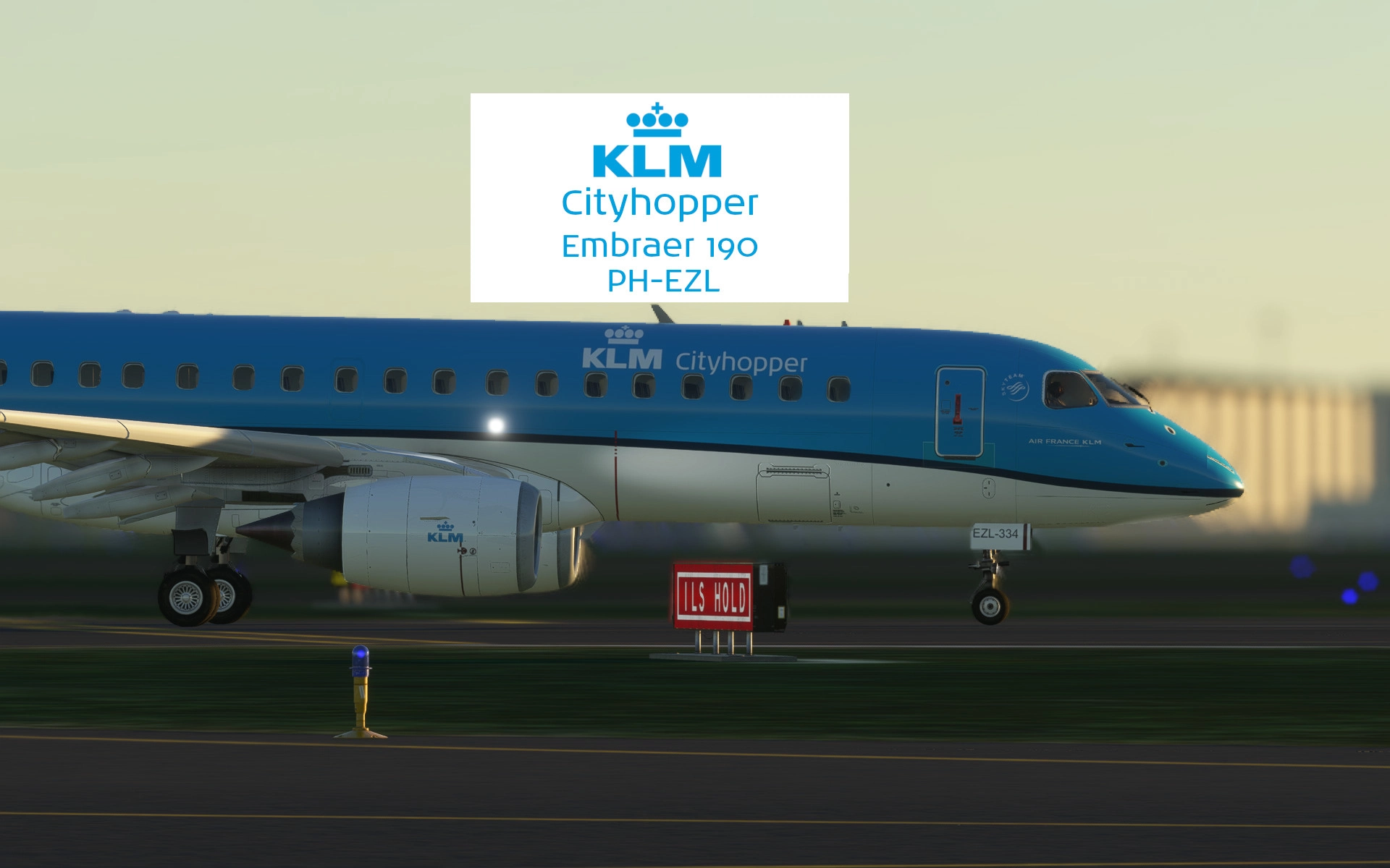 VirtualCol E190 KLM Cityhopper PH-EZL - Image 1