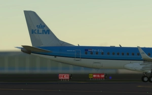 VirtualCol E190 KLM Cityhopper PH-EZL thumbnail 4