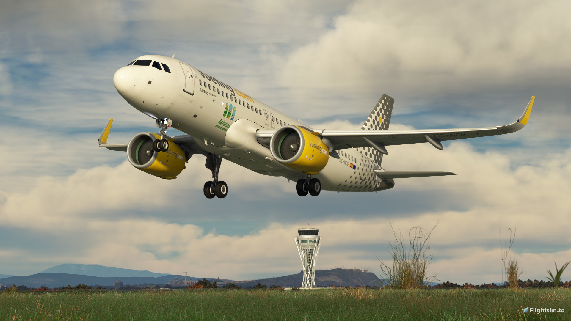 Vueling Airlines EC-NCG "Asturias Paraíso Natural" | iniBuilds A320neo - Image 1