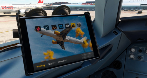 Vueling (VLG) - EFB background - Fenix A320 V2 Block2
