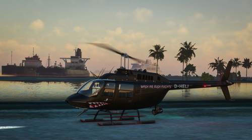 Wash Air Bush Flights [D-HELI] (CowanSim 206B3) Livery 1.0