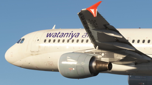 Wataniya Airways | 9K-EAE | Fenixsim A320 v2