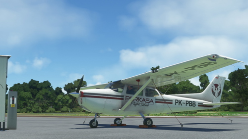 WBSim C172 Classic Perkasa Flying School PK-PBB