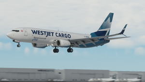WestJet Cargo (C-GWJE) - PMDG 737-800BCF thumbnail 3