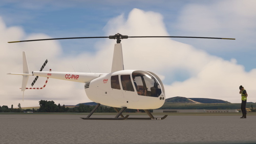 White Livery for Robinson R44 [CC-PHP]