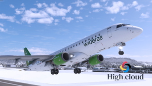 Wideroe Embraer E190 LN-WEA- FlightSim Studio thumbnail 2