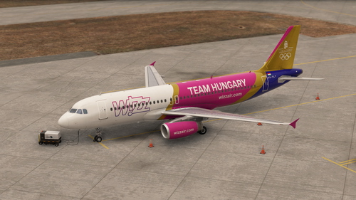 Wizz Air  'Team Hungary' Olympic livery  ✈  Fenix A320 V2  ✈  Fictional