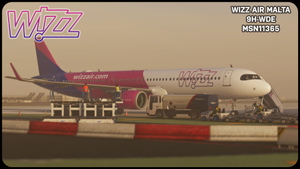 Wizz Air Malta A321NEO 9H-WDE (8K) thumbnail 1