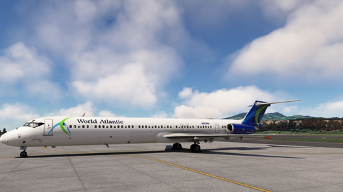 World Atlantic N802WA With and Without Grey Nose