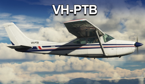 VH-PTB - Fictional (Australia) |  Carenado Cessna C182 RG II [4K]