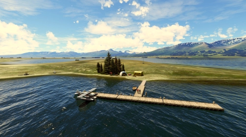 ZMKN – Khoton Nuur Float Plane Dock, Mongolia (fictional)