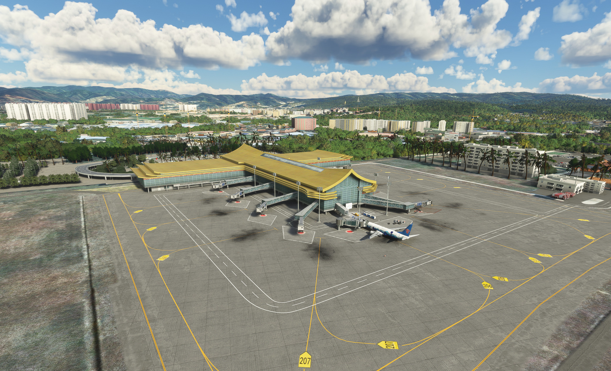 ZPJH-Xishuangbanna Gasa Intl Airport and Jinghong City V2 - Image 1