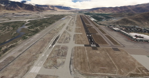 ZULS Lhasa Gonggar Airport Two-Runway patch for SamScene3D-ZULS 拉萨机场双跑道补丁 thumbnail 1