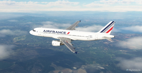  Air France "2023 livery" "F-GKXC" "Le Mans" Fenix A320 ceo CFM V2 + cabin