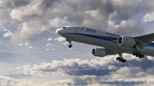  ANA [JA8197] - [ First delivery "777 for ANA ] - PMDG B777-200ER + w/Cabin  