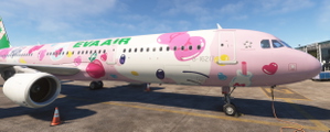  Eva Air Pinky Jet B-16217 | A321 | CFM Sharklets (4K+8K) | FenixSim A321  thumbnail 4