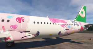  Eva Air Pinky Jet B-16217 | A321 | CFM Sharklets (4K+8K) | FenixSim A321  thumbnail 6