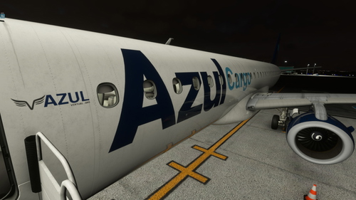| FlightSim Studio E-jet 195 | Azul Cargo | PR-AXW |Azul  Cargo Premium |