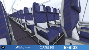  FlyByWire A380X China Southern 中国南方航空 B-6138 with cabin 4K/8K thumbnail 2