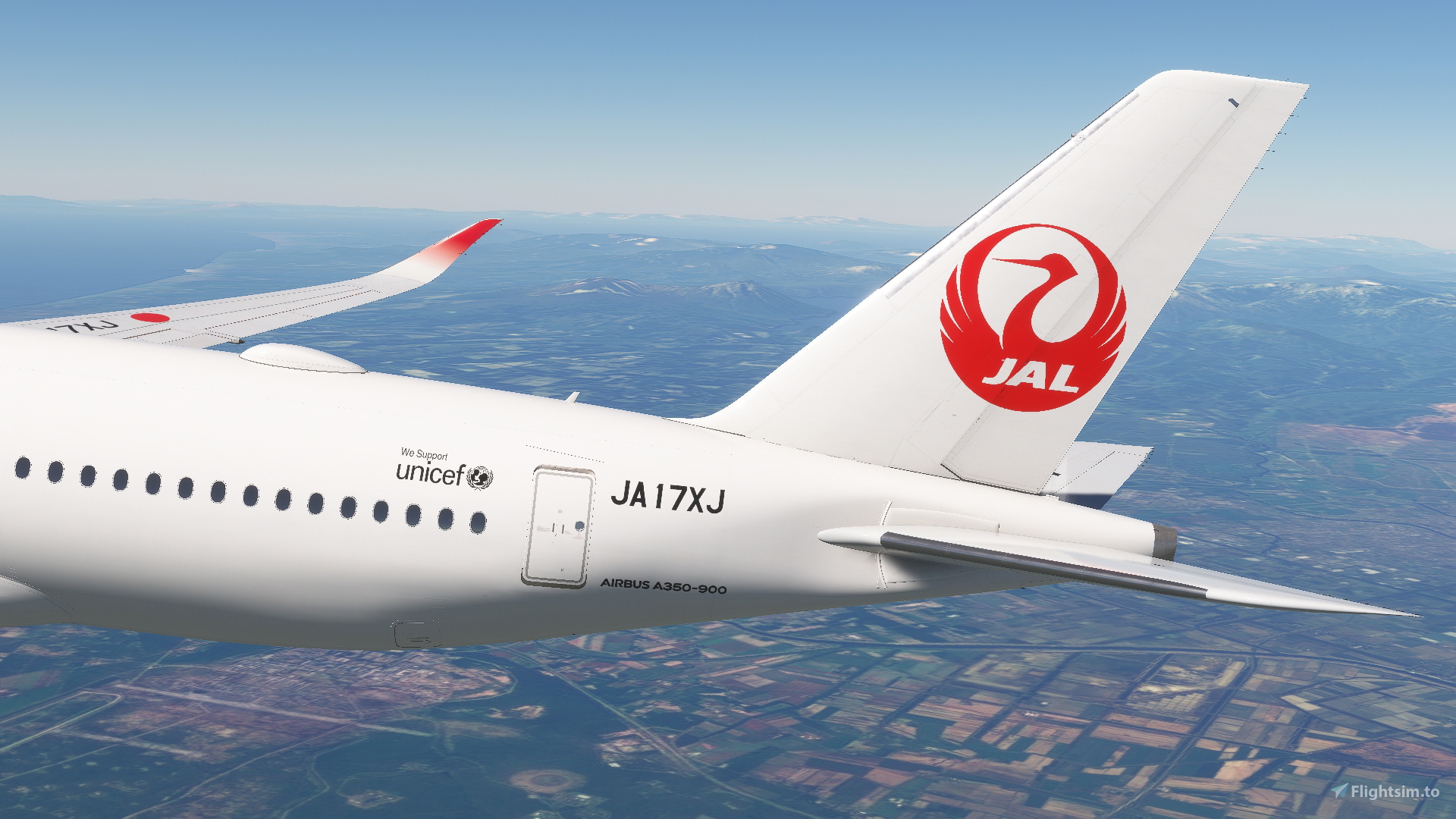 JAL A350-900 リミテッドモデル Japan Airlines JA17XJ A350-900 のために Microsoft Flight