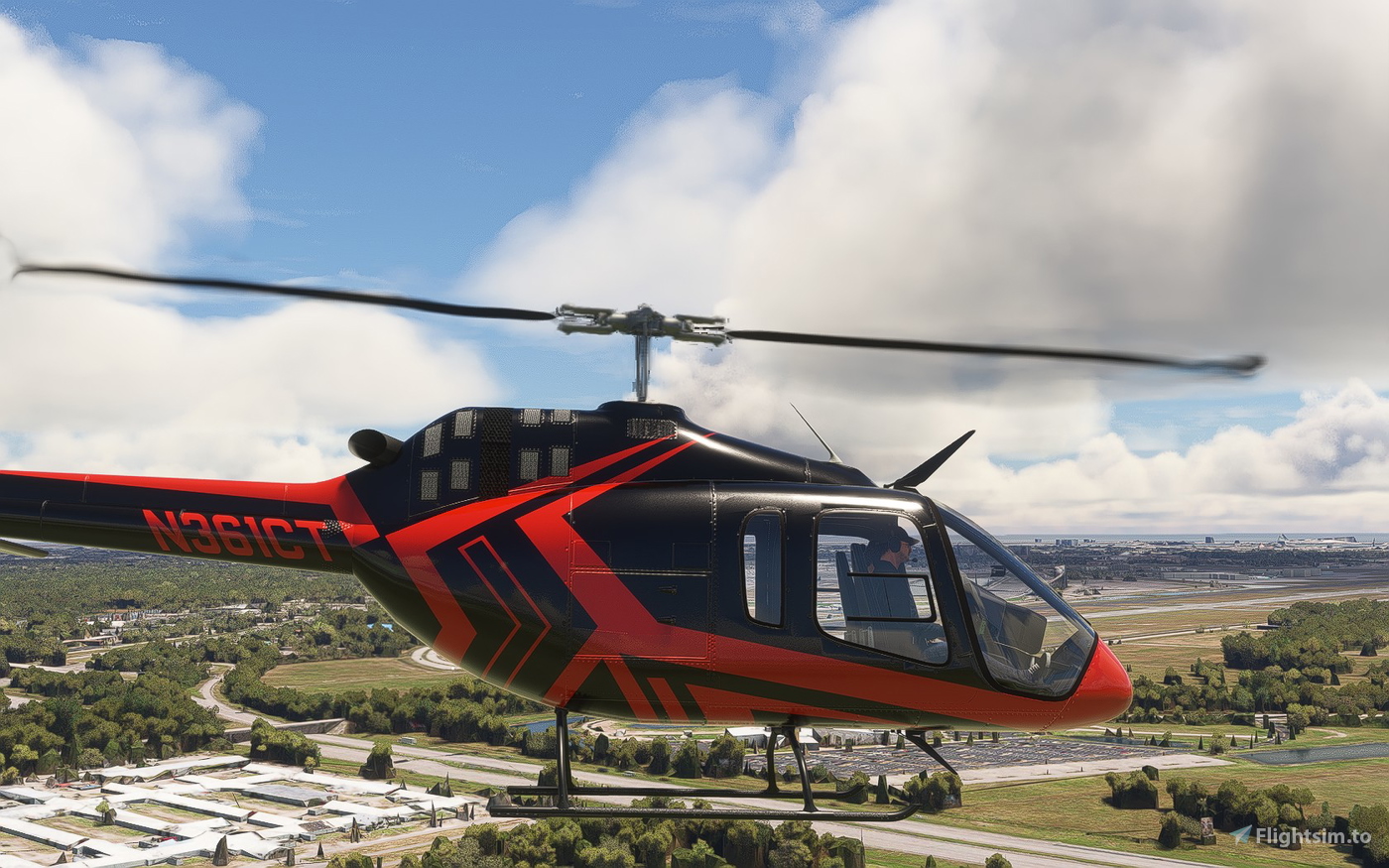 JxT Designs Bell 505 N361CT for Microsoft Flight Simulator | MSFS