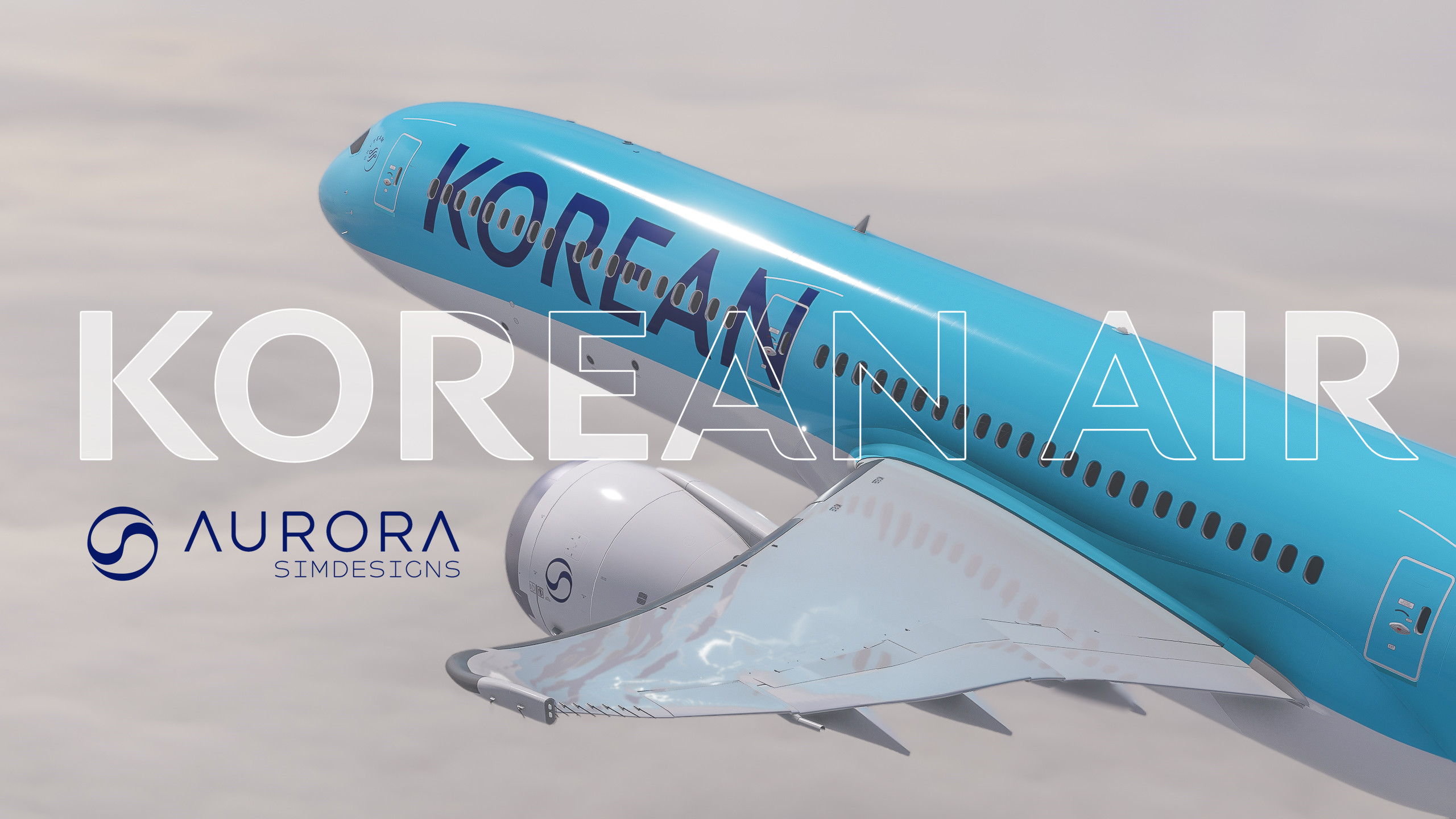 [8K]  Korean Air New Livery (HL8515) - Asobo B787-10 - MSFS2020 - Image 1