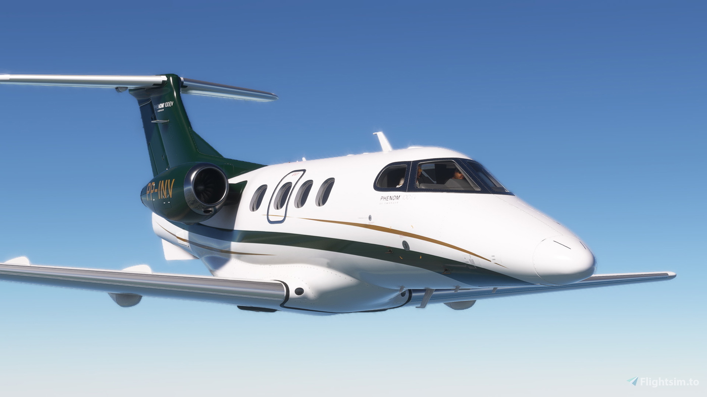PP-INV - Phenom 100 Cockspur for Microsoft Flight Simulator | MSFS