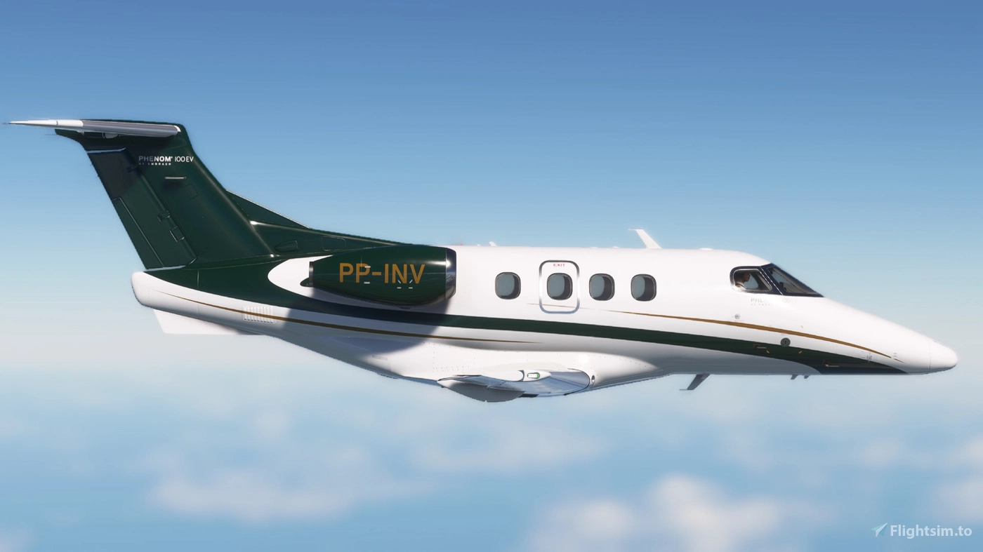 PP-INV - Phenom 100 Cockspur für Microsoft Flight Simulator | MSFS