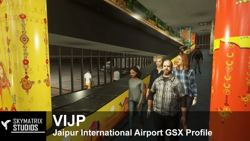 SkyMatrix Studios VIJP GSX profile | Jaipur International Airport 