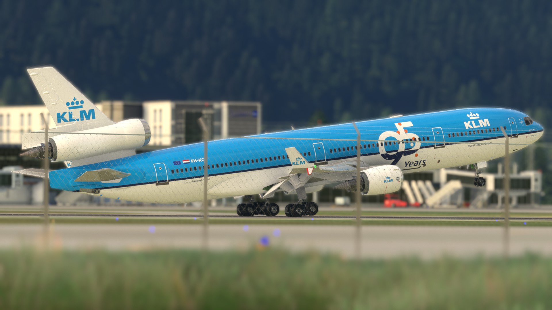 TFDI MD-11 KLM PH-KCE 95 Years w/Cabin - Aircraft Liveries for