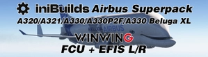  WinWing FCU+L&R EFIS  Inibuilds Airbus Superpack [A320/A321/A330/A330 P2F/Beluga XL] for MSFS 2024  thumbnail 1