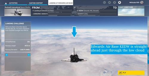 01-Landing the Space Shuttle at Edwards Air Base-KEDW