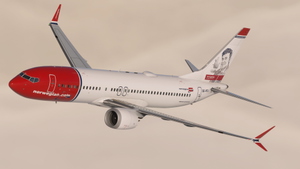 Norwegian Air Sweden (Pack 1) w/Cabin - iFly 737 MAX8 thumbnail 2