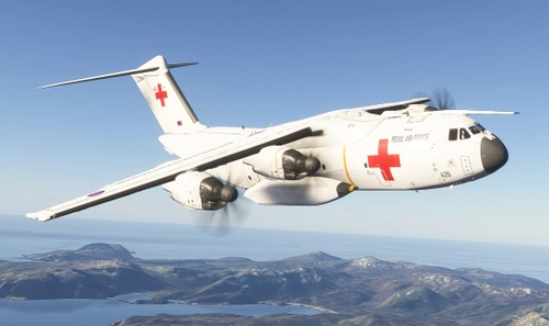A400M Royal Air Force Red Cross Mission