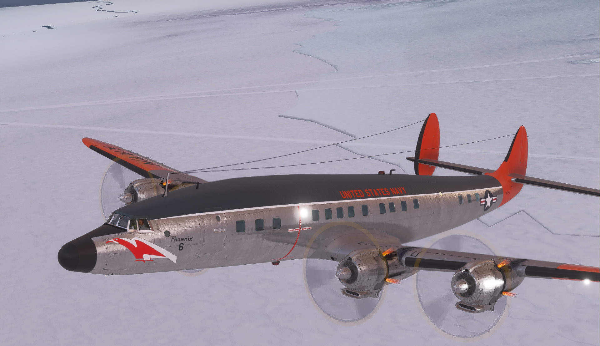 Lockheed C-121J US Navy Phoenix 6 | 1962 - Aircraft Liveries for