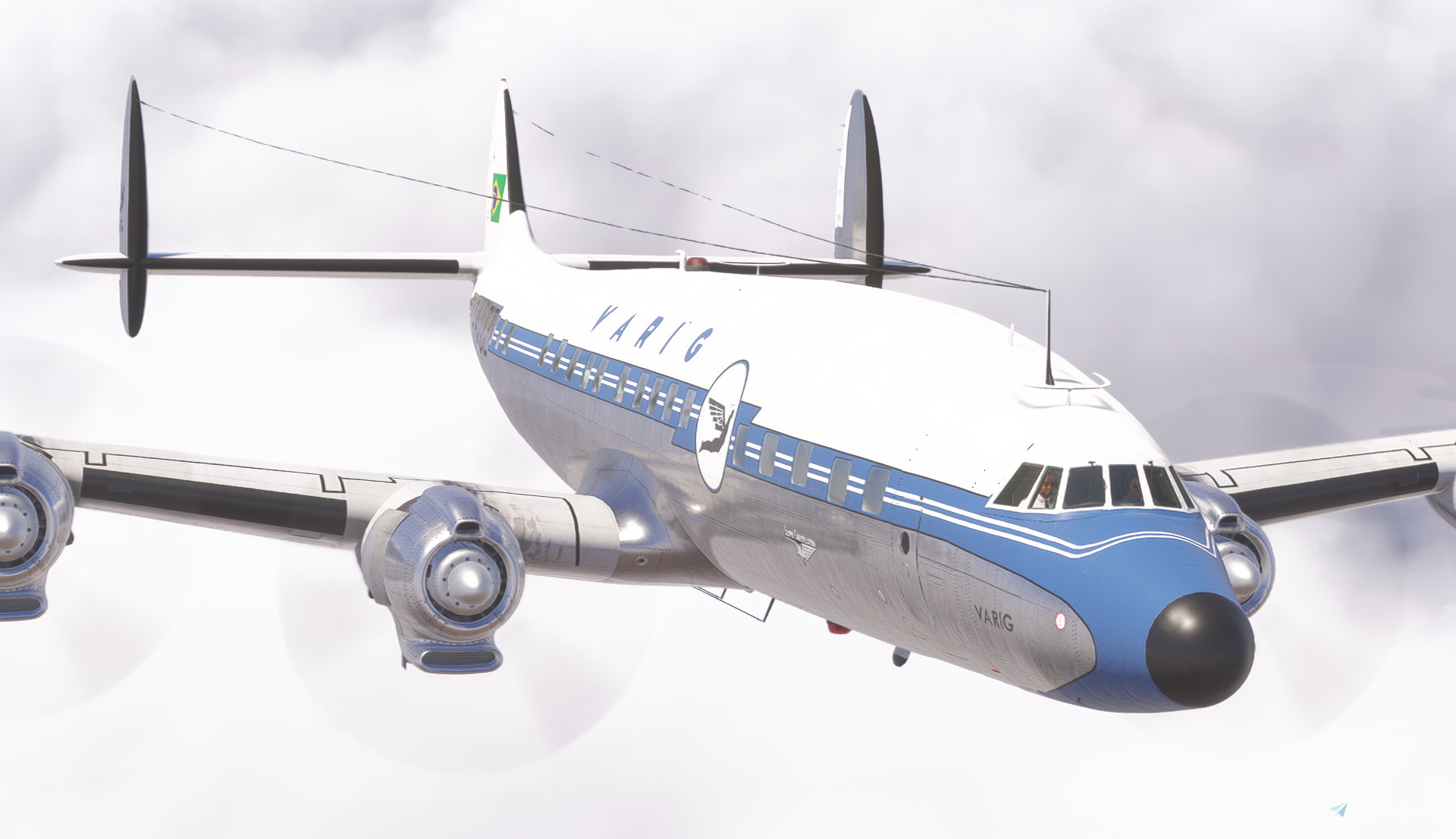 航空機・ヘリコプター Qantas Airways L-1049G-82-153 Lockheed L.1049G Super Constellation (Qantas, VH-EAG, 1954
