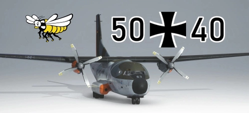 Transall C-160D Luftwaffe 50+40 Retro Brummel