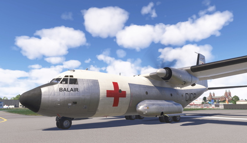 Transall C-160D Balair HB-ILN