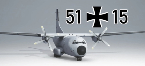Transall C-160D Luftwaffe 51+15 LTG 61